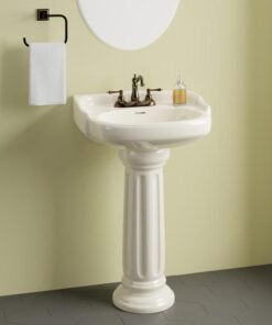 Minimal Pedestal Bathroom Sink